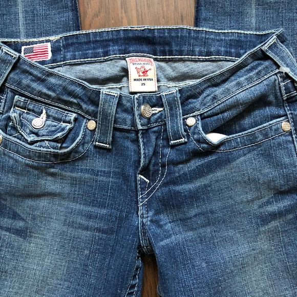 True Religion Glitz & Glam Jodie crystal jeans 25 - Picture 7 of 8